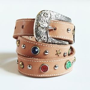 Western glam cowgirl belt